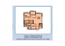 Blk 120A Punggol Edge (Punggol), HDB 3 Rooms #626422991